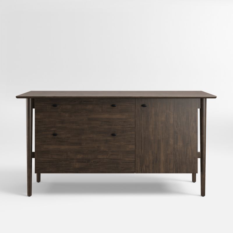 Kendall Charcoal Cherry Credenza
