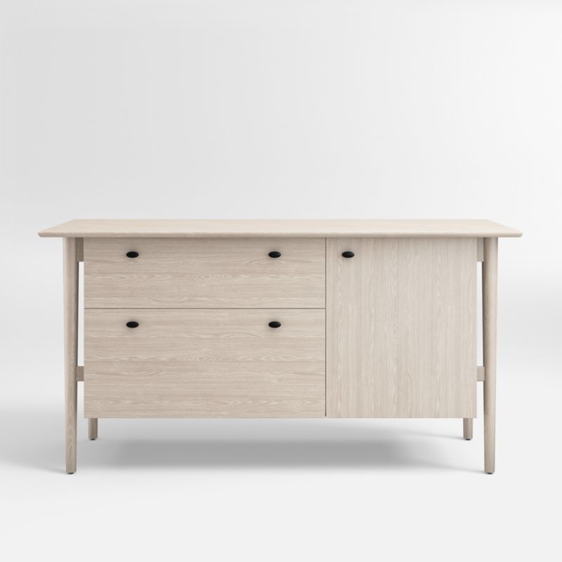 Kendall Pickled Oak Credenza