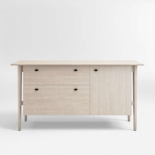 Kendall Pickled Oak Credenza