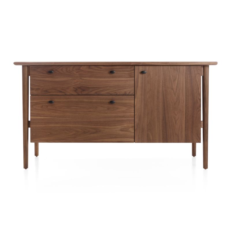 Kendall Walnut Credenza - image 7 of 10