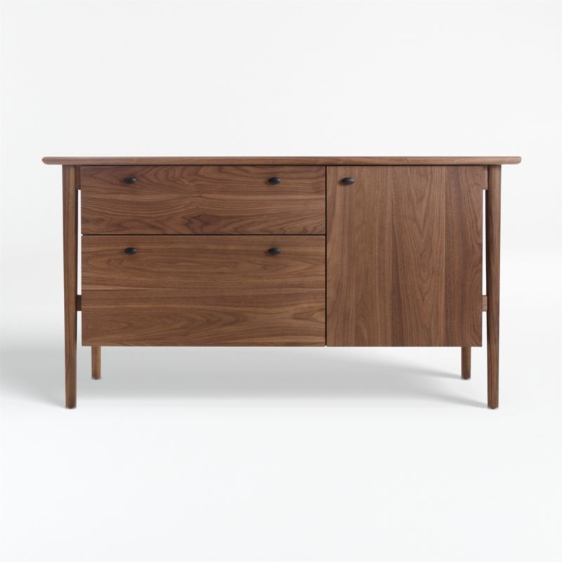 Kendall Walnut Credenza - image 2 of 10