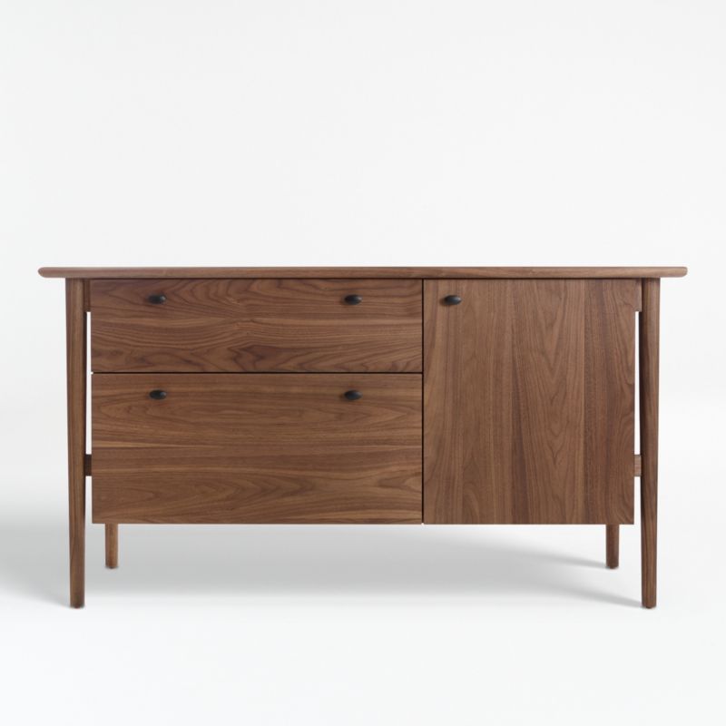 Kendall Walnut Credenza - image 0 of 10