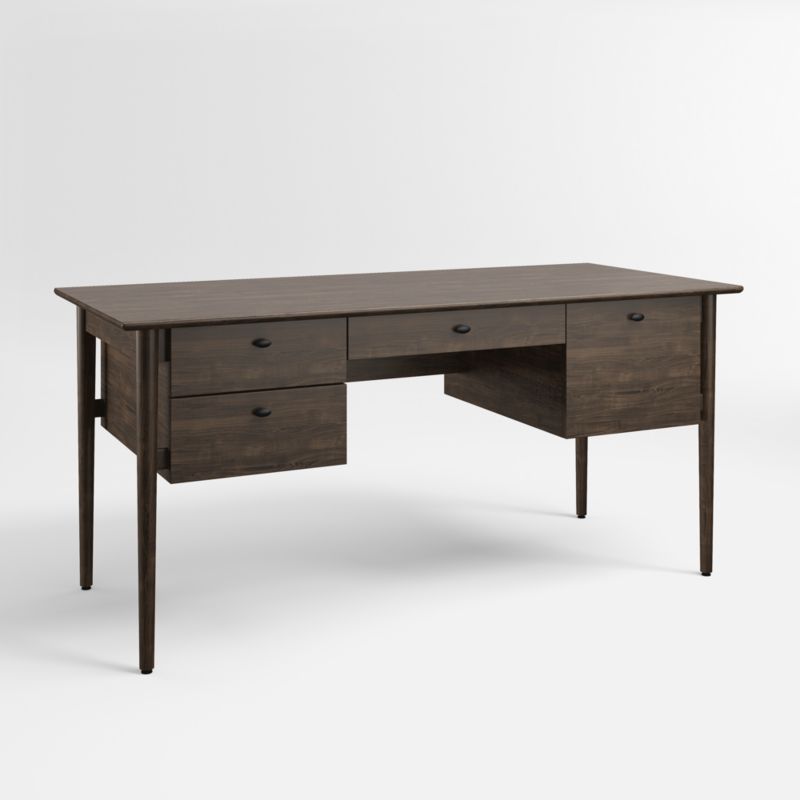 Kendall Charcoal Cherry Desk - image 2 of 6