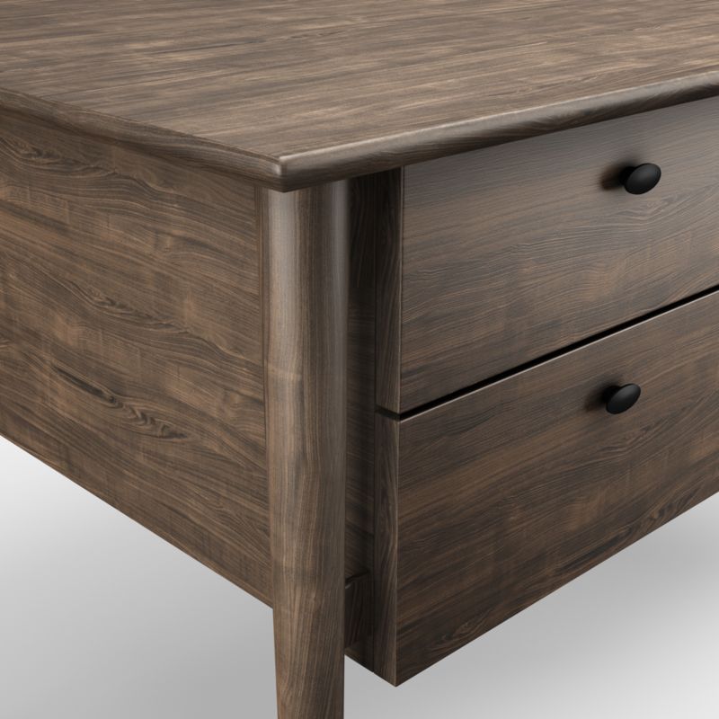 Kendall Charcoal Cherry Desk - image 3 of 6