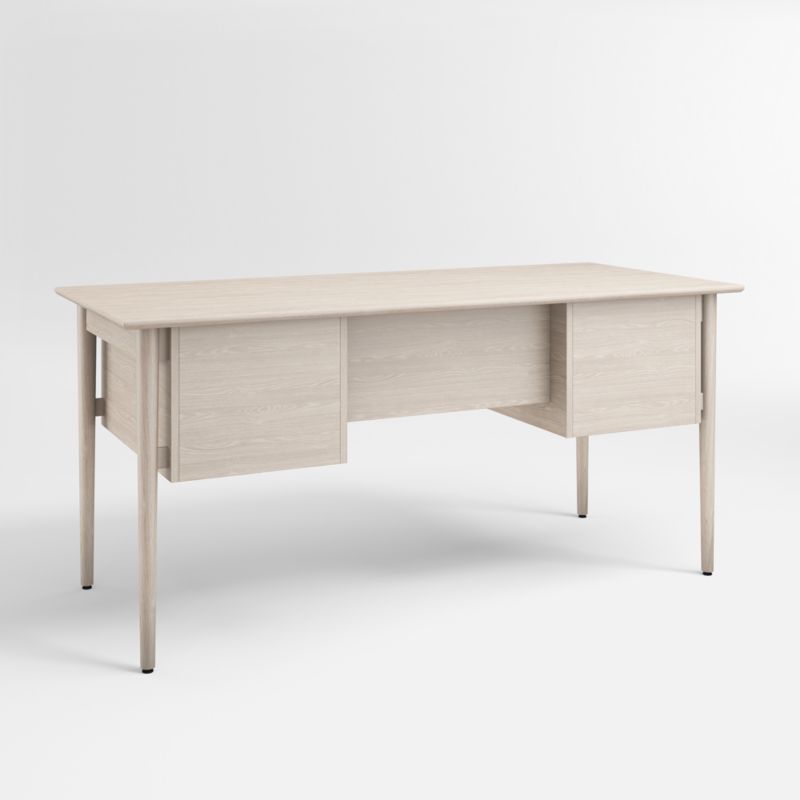 Kendall Pickled Oak Desk - image 3 of 6