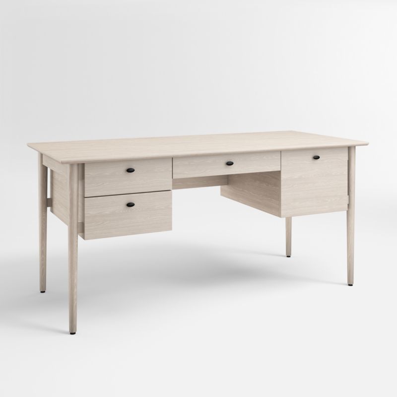 Kendall Pickled Oak Desk - image 1 of 6