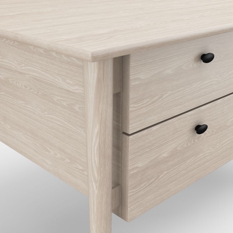 Kendall Pickled Oak Desk - image 5 of 6