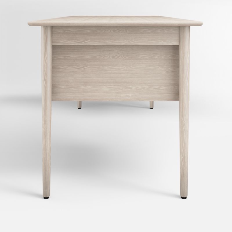 Kendall Pickled Oak Desk + Reviews Crate & Barrel