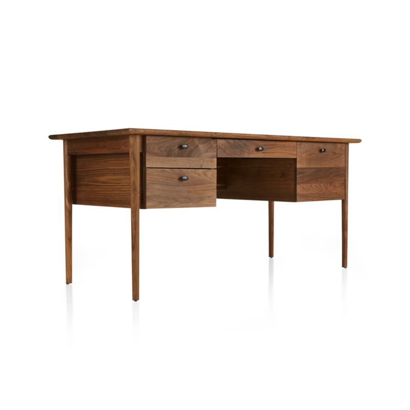 Kendall Walnut Desk - image 7 of 12