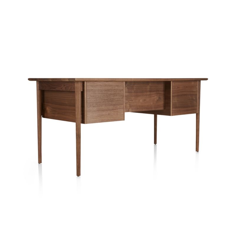 Kendall Walnut Desk - image 10 of 12