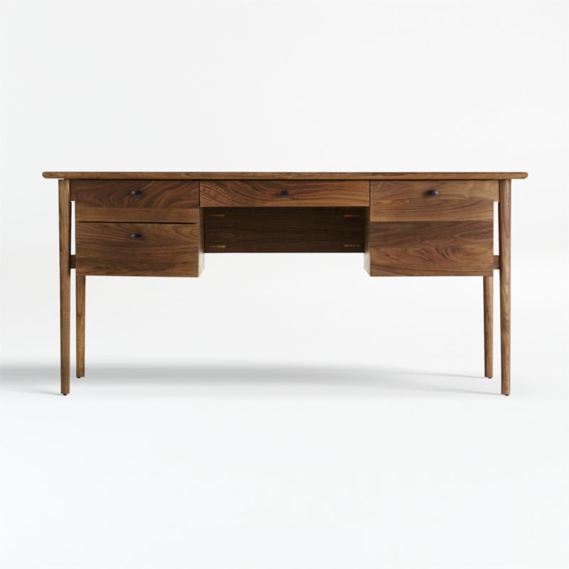 Kendall Walnut Desk - image 2 of 12