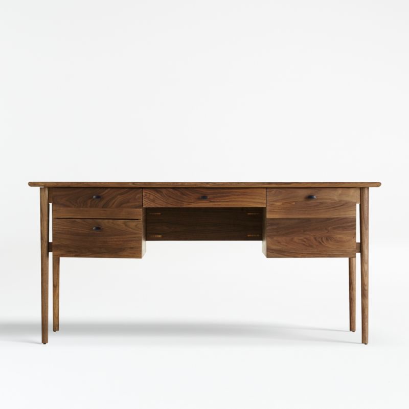 Kendall Walnut Desk + Reviews | Crate & Barrel Canada