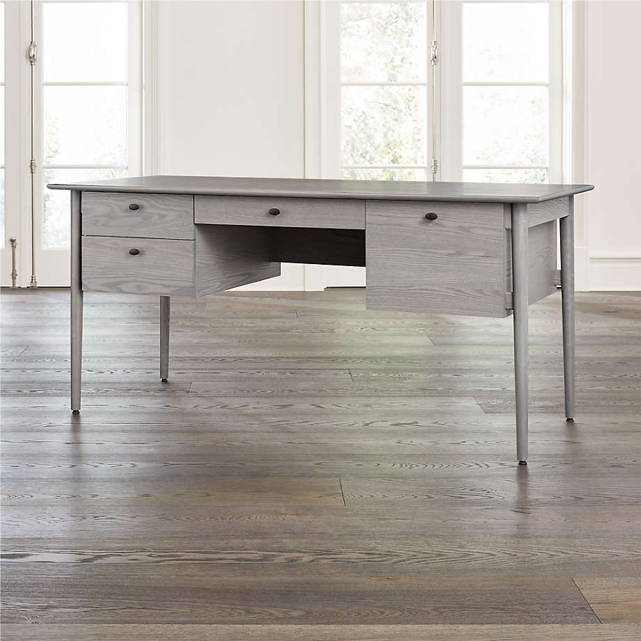 Kendall Dove Desk + Reviews Crate & Barrel