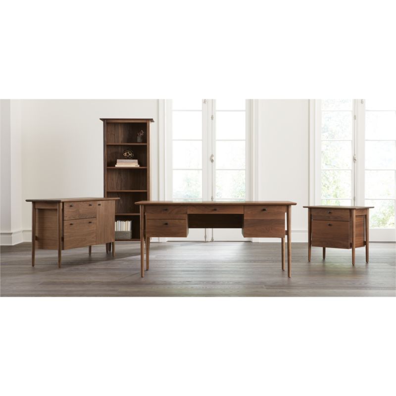 Kendall Walnut Credenza - image 3 of 10