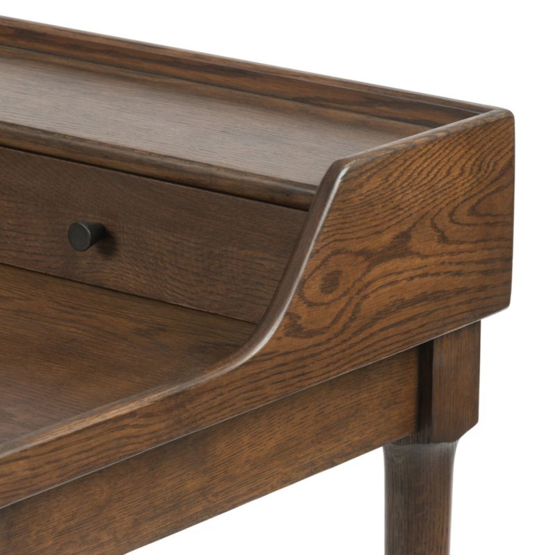 Kensington 48" Dark Oak Wood Desk - image 5 of 7
