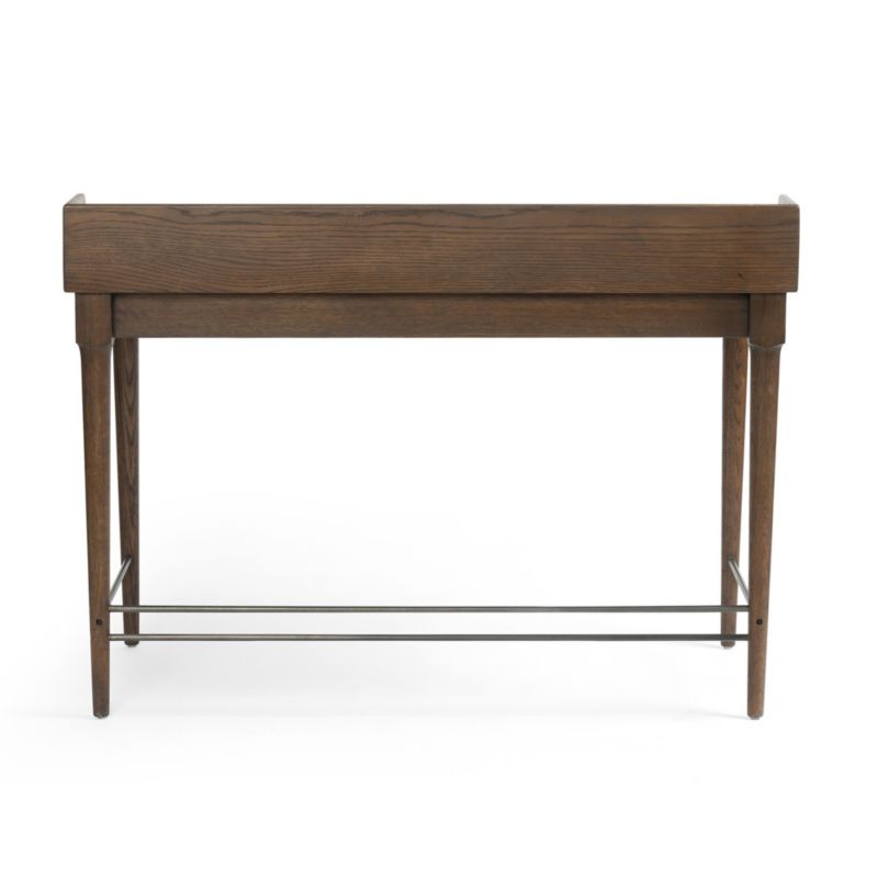 Kensington 48" Dark Oak Wood Desk - image 4 of 7