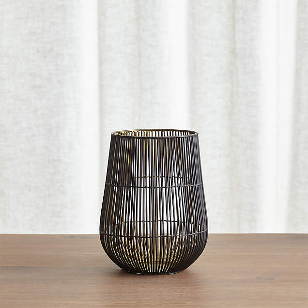 Kent Wire Hurricane Candle Holder 12" + Reviews Crate & Barrel