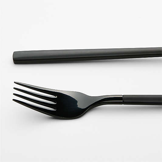 Kenton Matte Black Flatware Sets