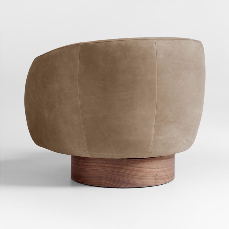 Kessler Leather Swivel Accent Chair - image 5 of 8