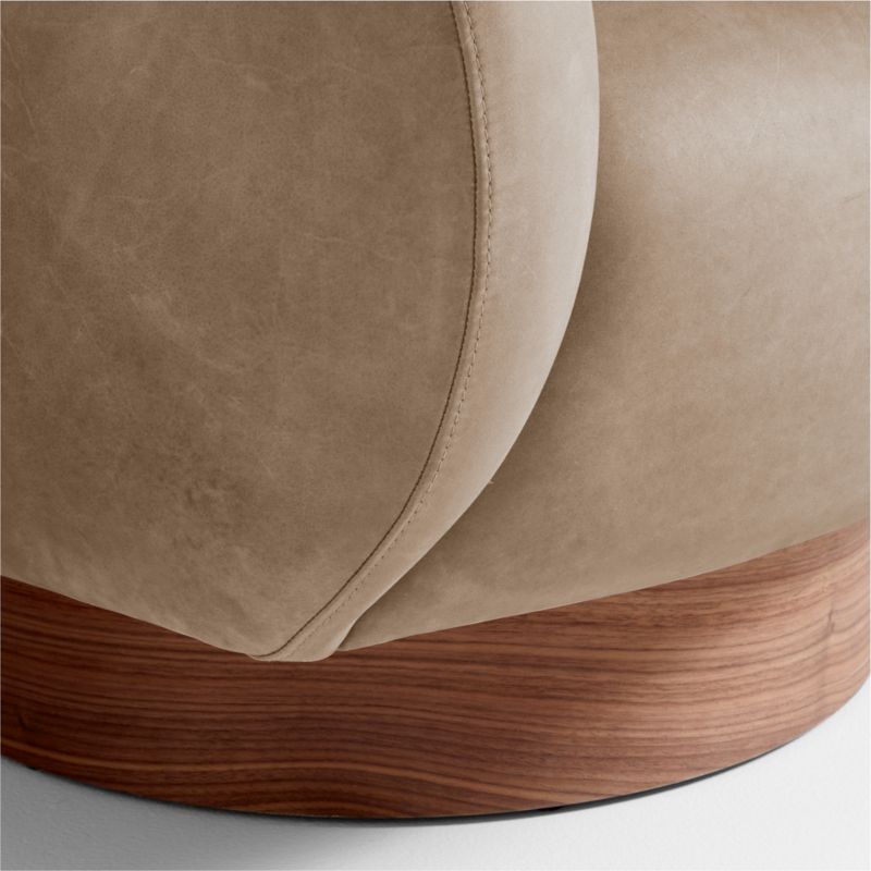 Kessler Leather Swivel Accent Chair - image 7 of 8