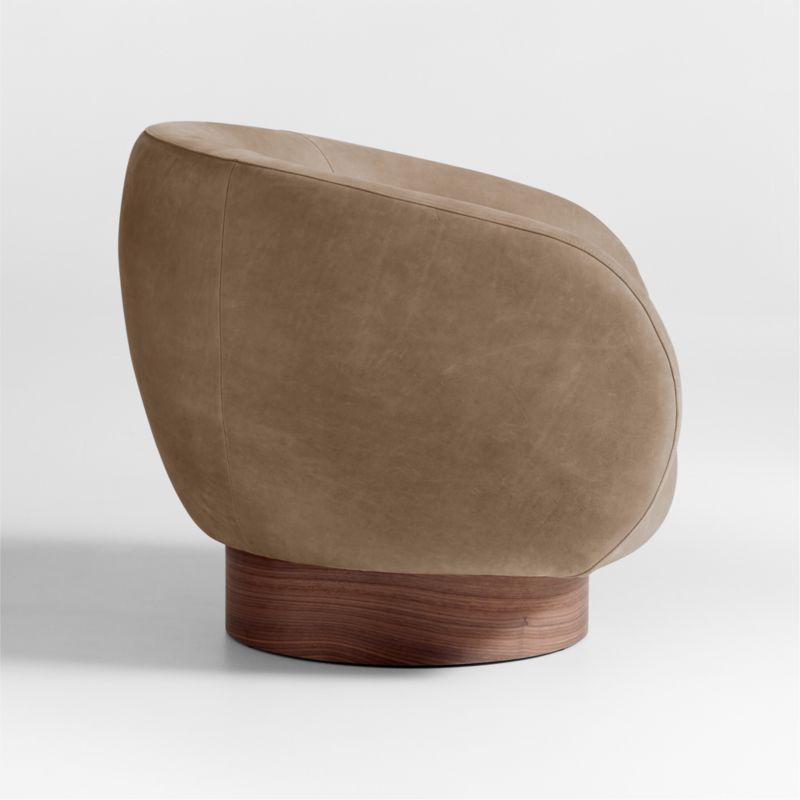 Kessler Leather Swivel Accent Chair - image 6 of 8