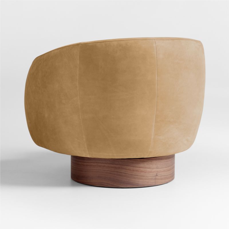 Kessler Leather Swivel Accent Chair - image 5 of 8