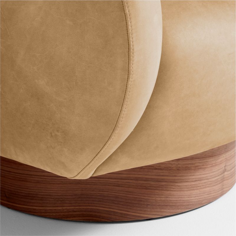 Kessler Leather Swivel Accent Chair - image 7 of 8