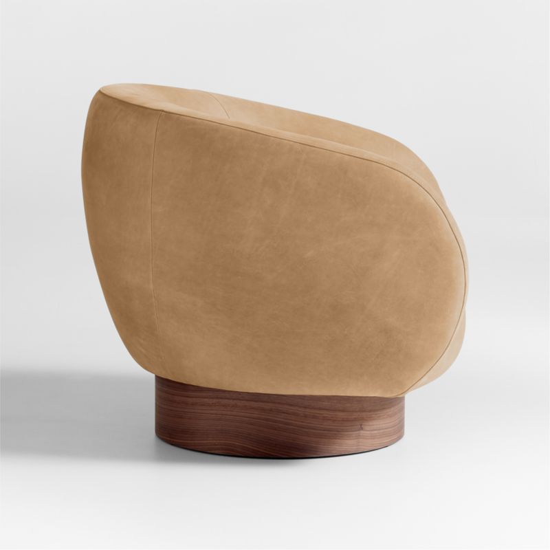 Kessler Leather Swivel Accent Chair - image 6 of 8