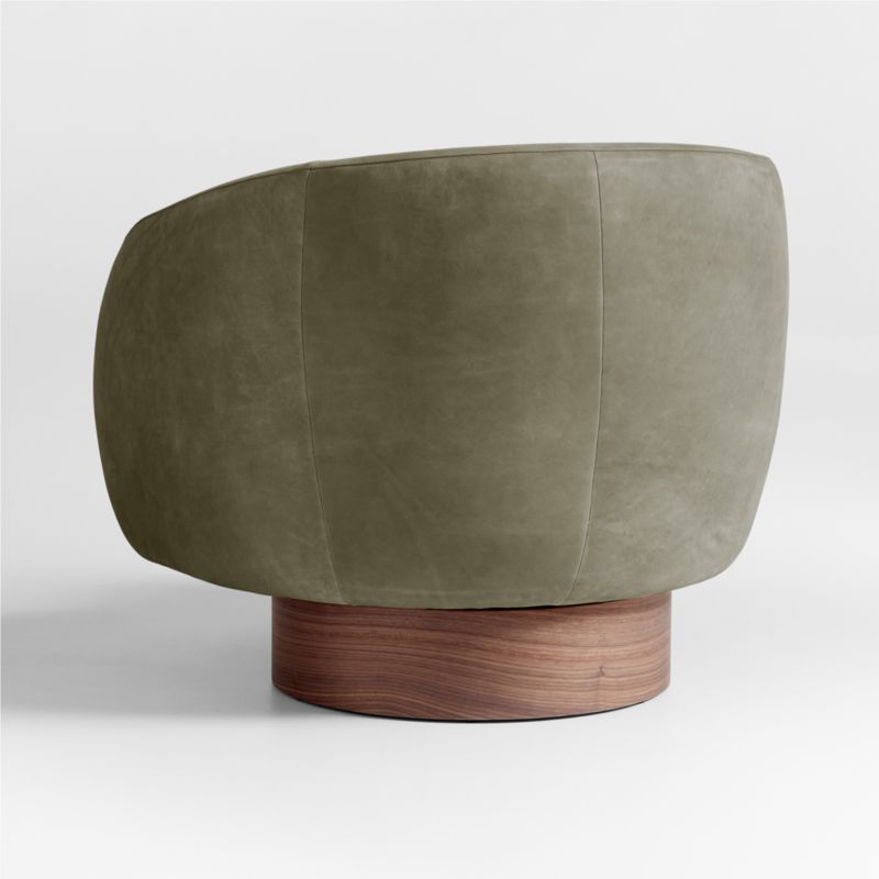 Kessler Leather Swivel Accent Chair - image 5 of 8