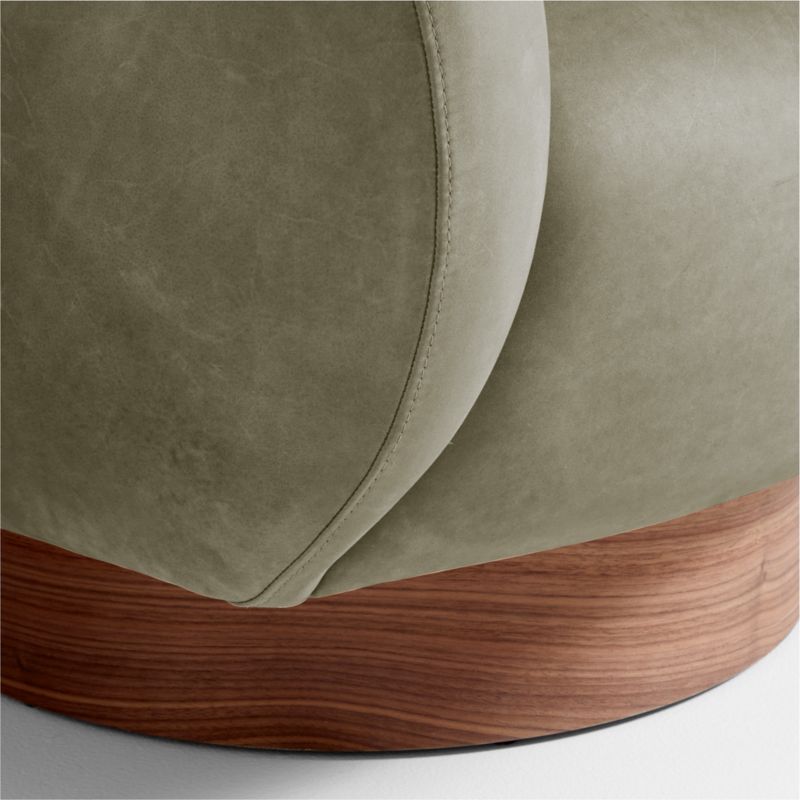 Kessler Leather Swivel Accent Chair - image 7 of 8