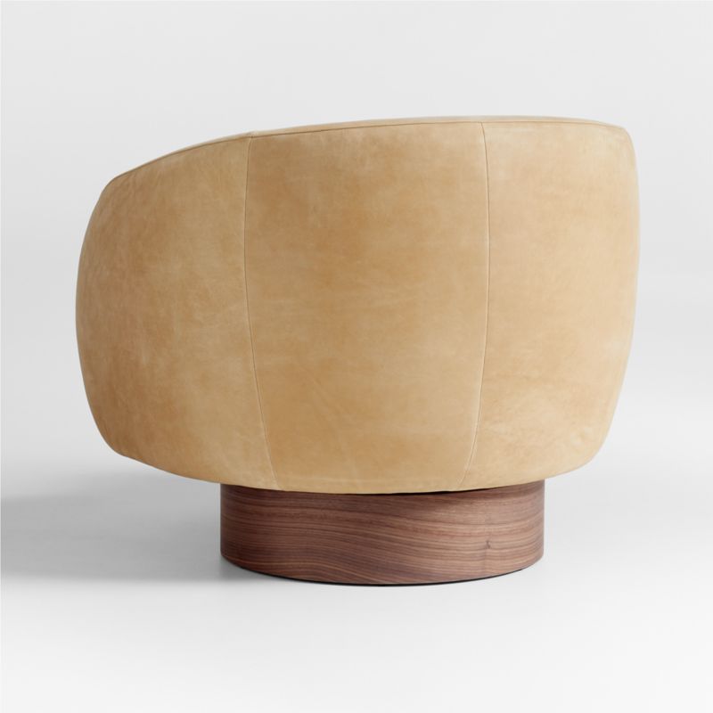 Kessler Leather Swivel Accent Chair - image 5 of 8