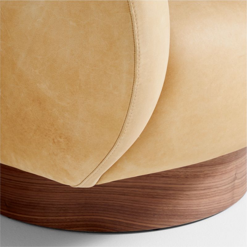 Kessler Leather Swivel Accent Chair - image 7 of 8