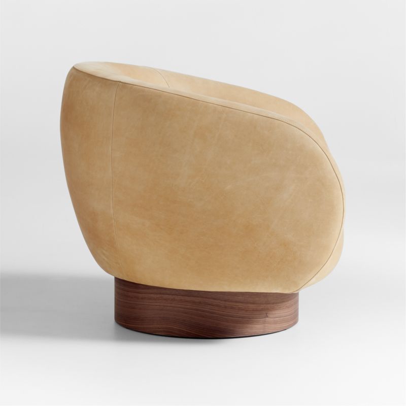 Kessler Leather Swivel Accent Chair - image 6 of 8