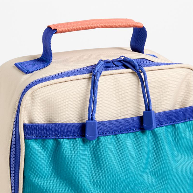 Khaki Colorblock Standard Soft Insulated Kids Lunch Box - image 4 of 7