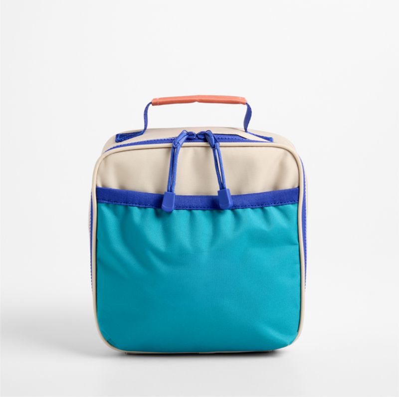 Khaki Colorblock Standard Soft Insulated Kids Lunch Box - image 1 of 7