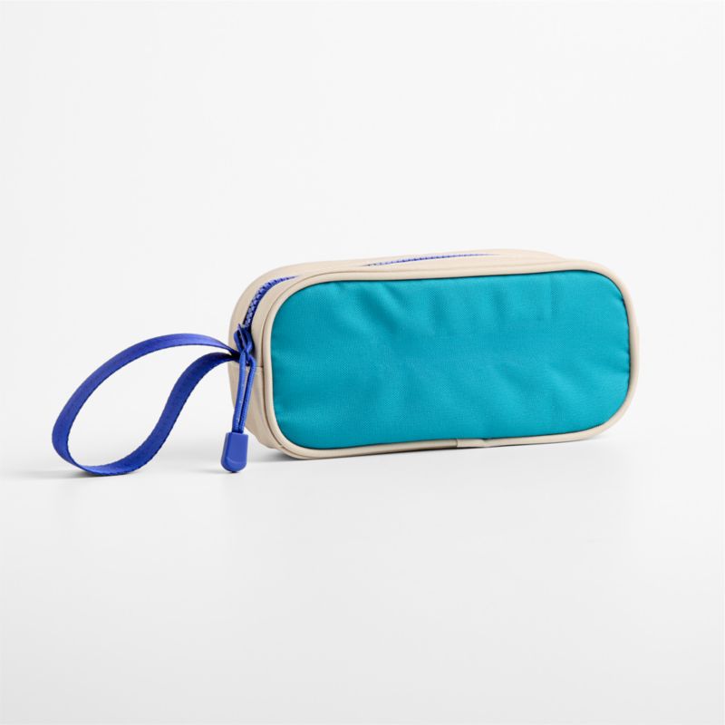 Khaki Colorblock Soft Kids Pencil Case - image 2 of 4