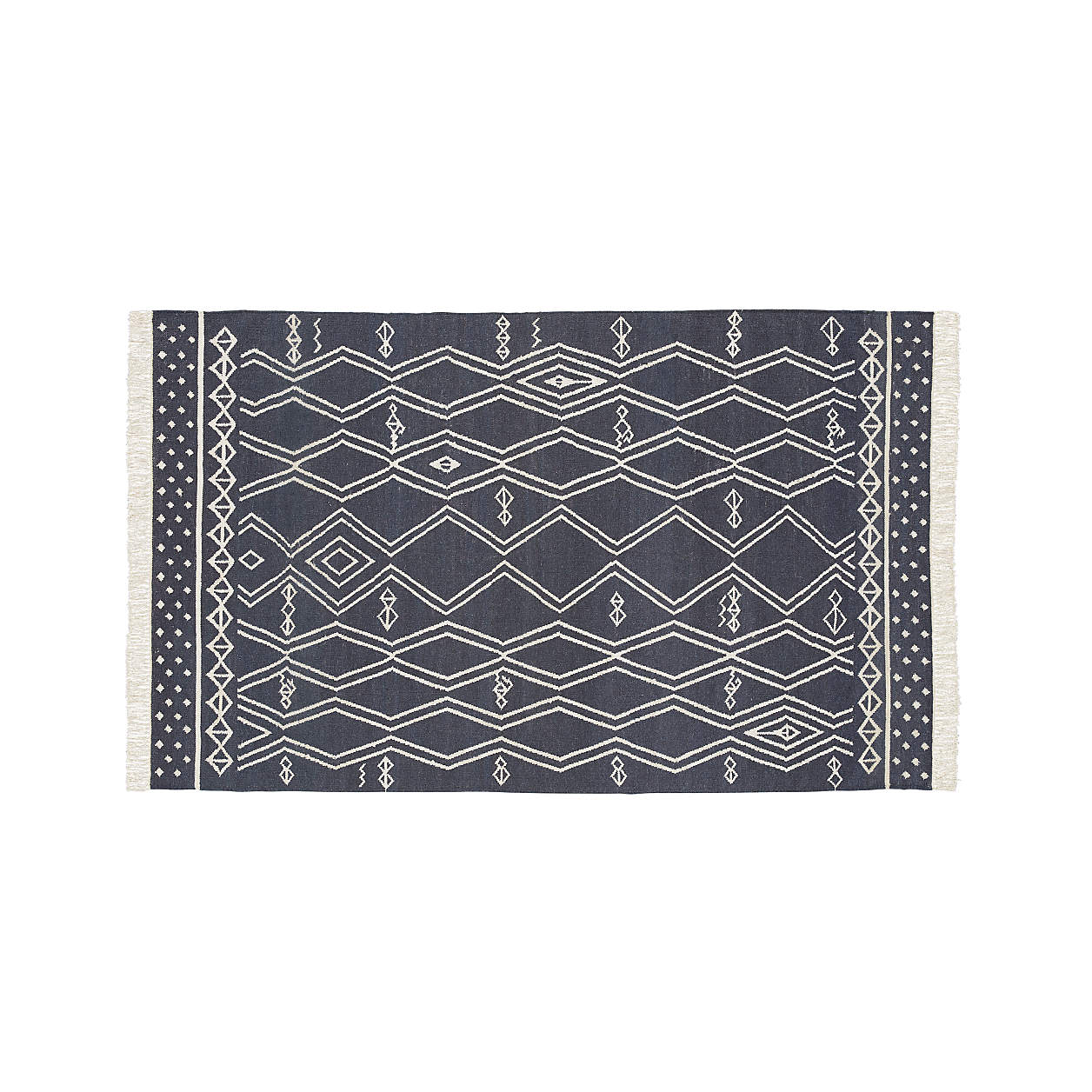 Kiana Diamond Stripe Rug 5'x8' | Crate & Barrel