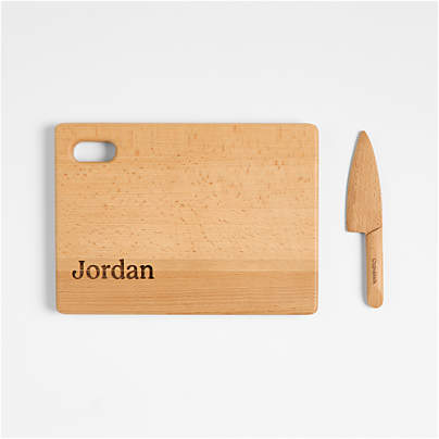 Kids Montessori Cutting Board & Knife Set