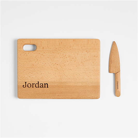 Kids Montessori Cutting Board & Knife Set