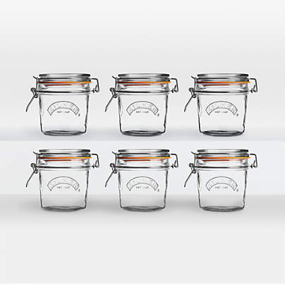 Kilner 68-oz. Round Clip-top Jars, Set Of 3 