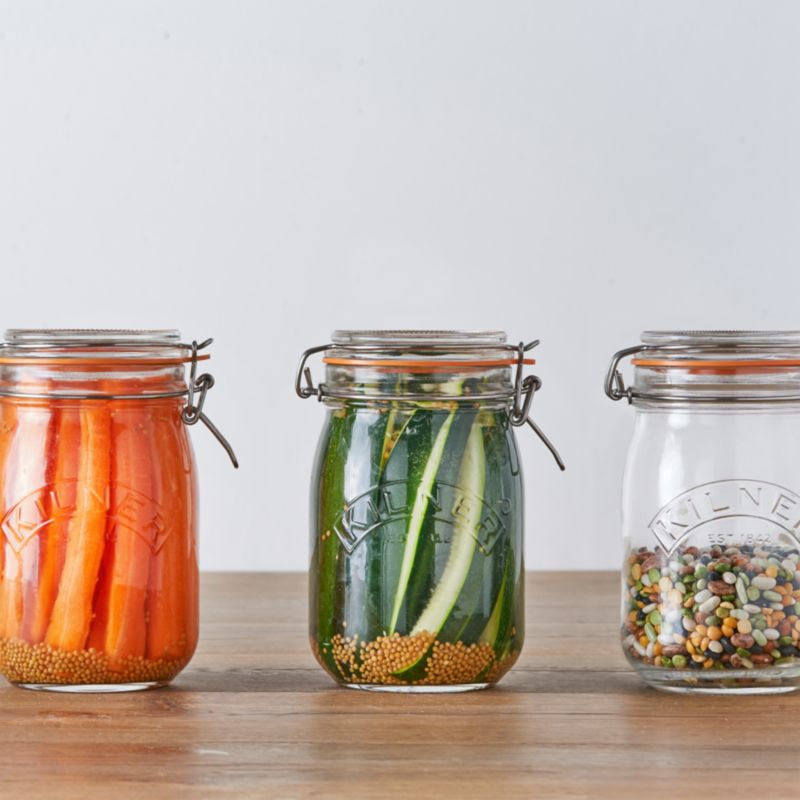 Kilner® 34-Oz. Round Clip-Top Jars, Set of 4 - image 1 of 5