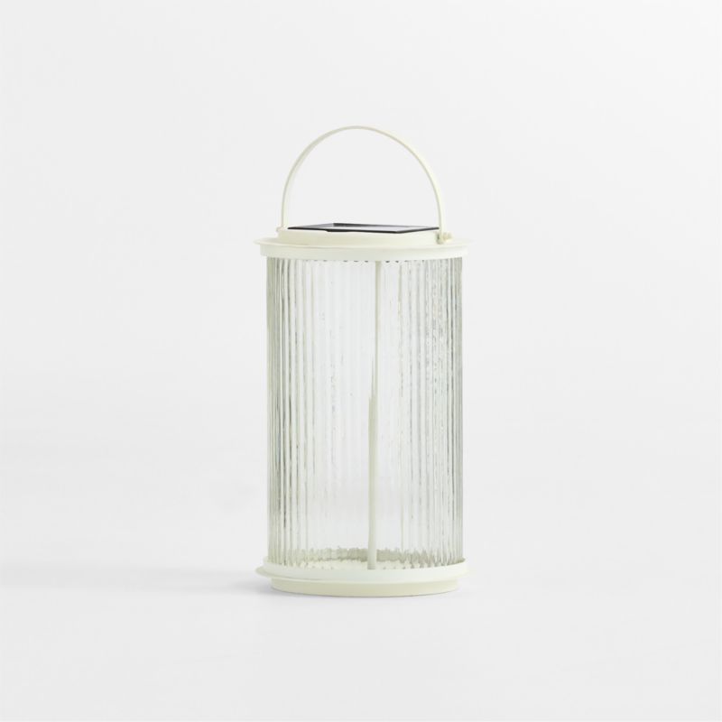 Kimball Small LED White Metal Solar Lantern 14.5" - image 3 of 4