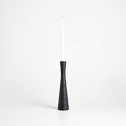 Kin Black Metal Taper Holder 13"