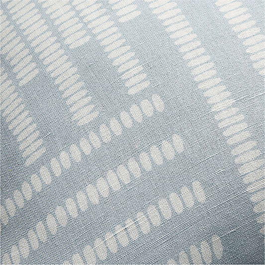 Kingsley Tonal Geo 20"x20" Waterfall Blue Throw Pillow