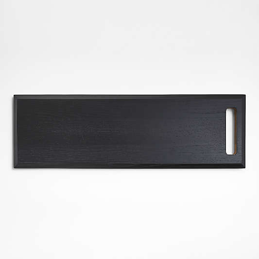 Kingston Ash & Ebonized Rectangle Reversible Wooden Board