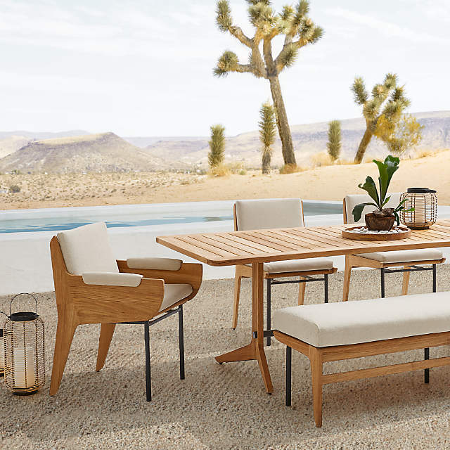 Kinney Teak Wood Outdoor Patio Dining Chair with Cushion Reviews