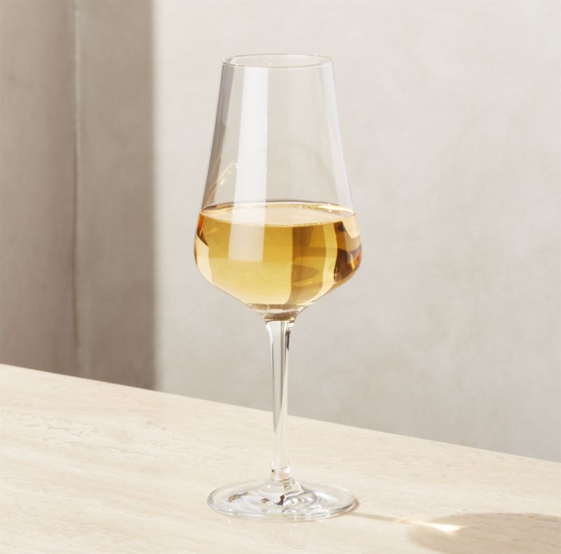 Kira White Wine Glass Crate & Barrel