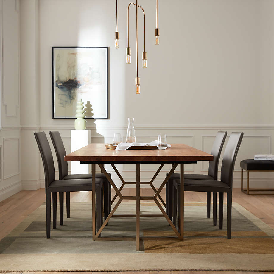 Crate and barrel dining table online sale