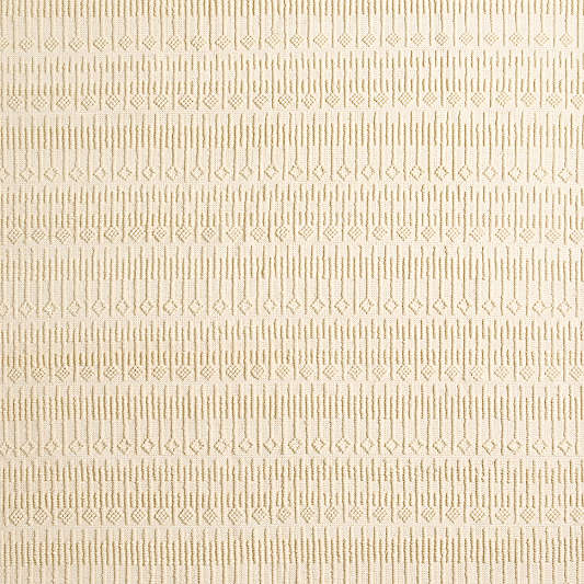Kiro Texture Ivory Wool Blend Kids 12"x18" Rug Swatch