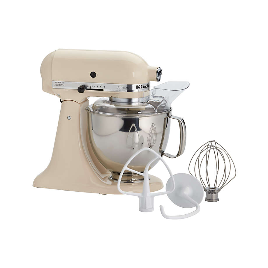  KitchenAid Artisan Series 5 Quart Tilt Head Stand Mixer with  Pouring Shield KSM150PS, Almond Cream: Electric Stand Mixers: Home & Kitchen